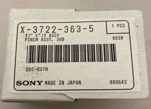 Sony X37223635 Sub Pinch Assembly New Old Stock for DXC637H