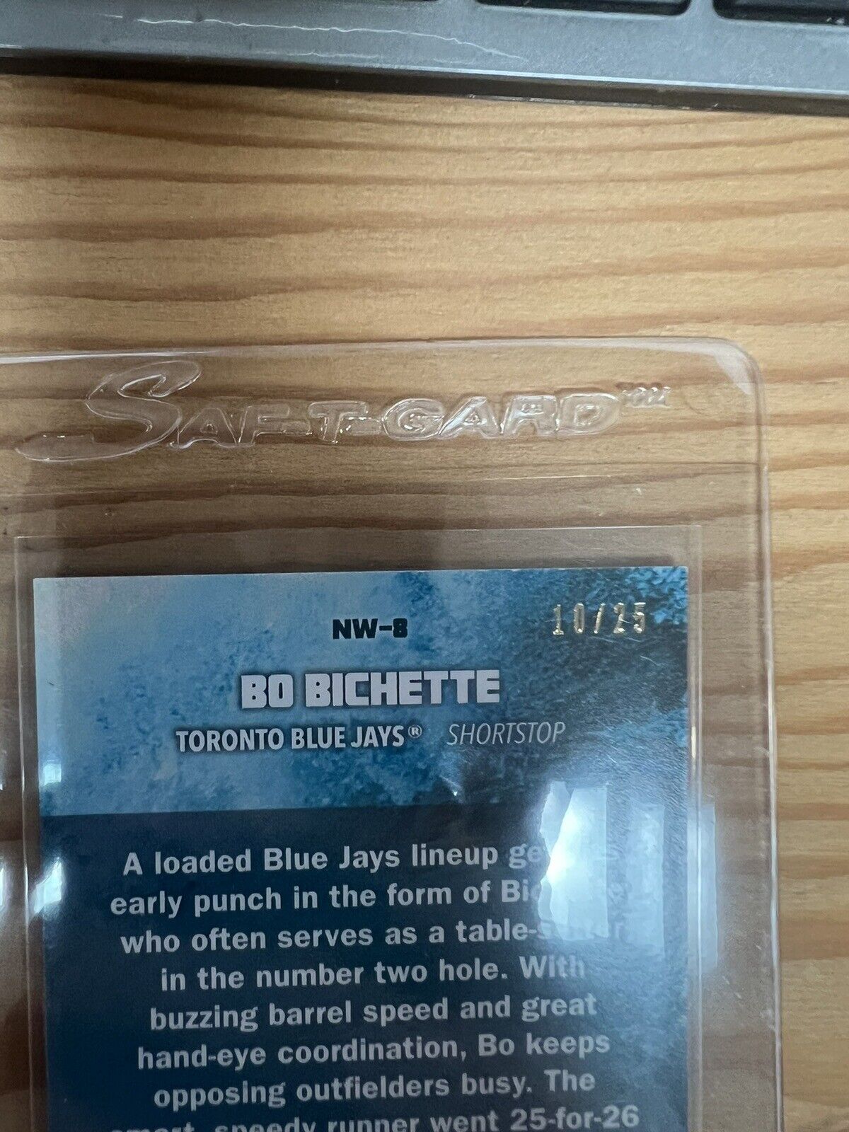 2022 Topps Gallery Next Wave Autograph Bo Bichette 25 Error NW8 Not NW6