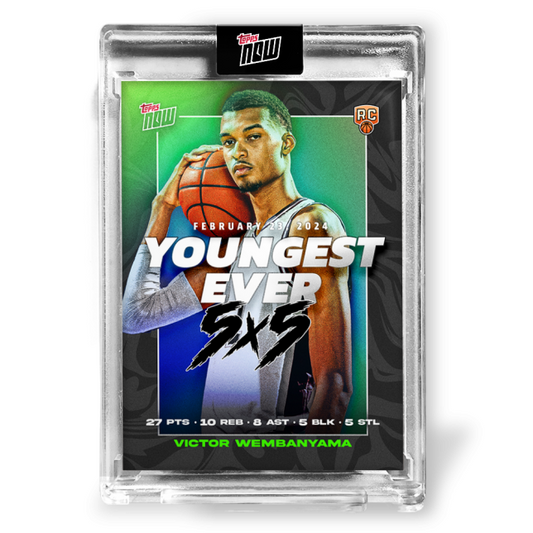 Victor Wembanyama  202324 TOPPS NOW Basketball Card VW2 Presale
