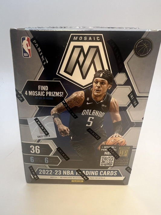 2022-23 Panini Mosaic NBA Basketball Kid's Crate Exclusive Blaster Box(6 PACKS)