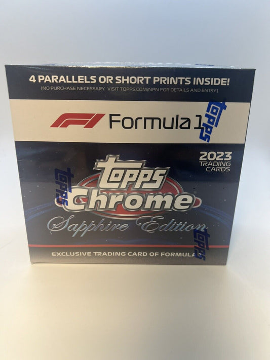 2023 Topps Chrome Sapphire Edition FORMULA 1 Hobby Box - Sealed